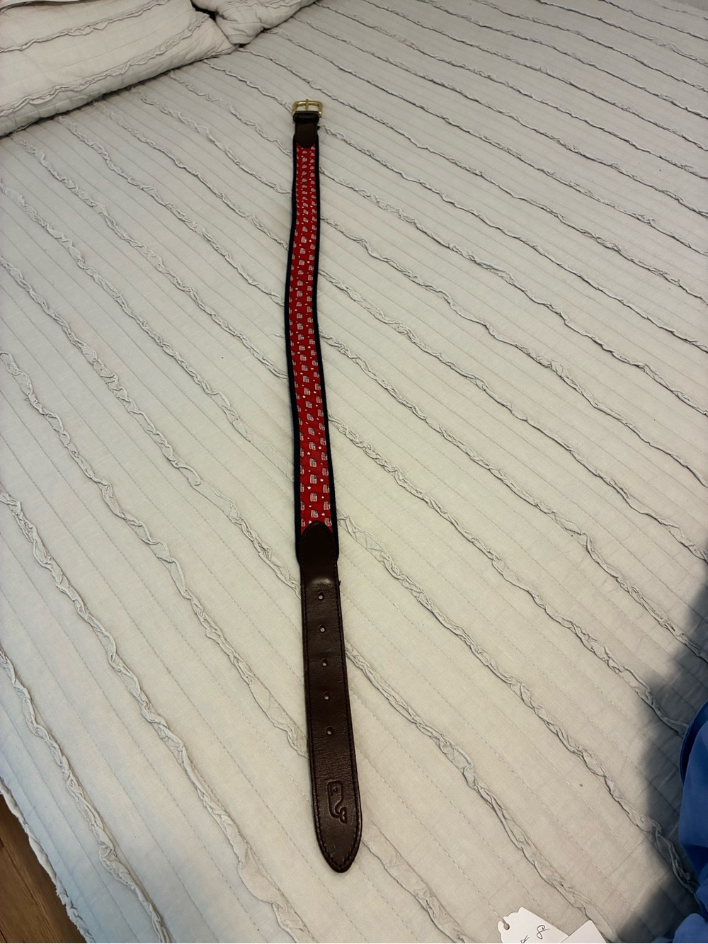 Vineyard Vines Red American Flag Men’s Belt
